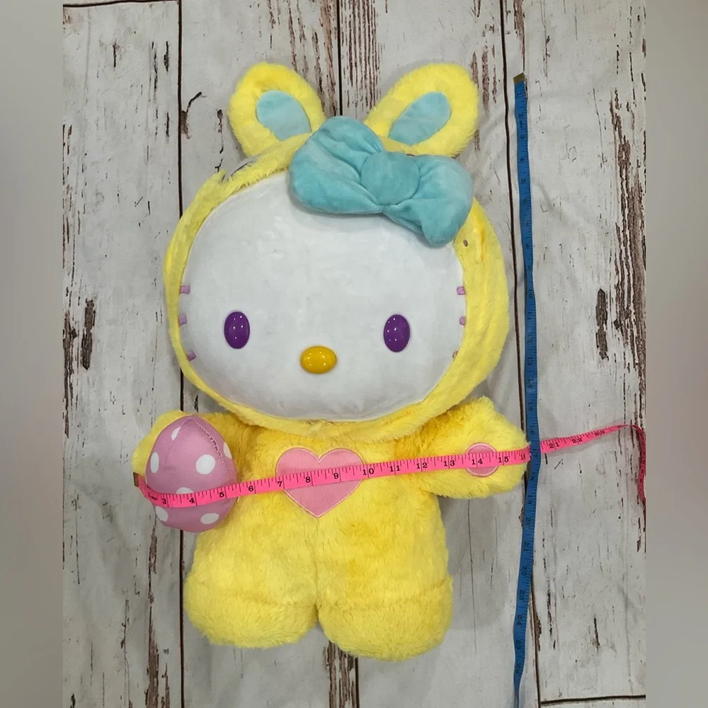 LARGE 25” ULTRA SOFT‎ WEIGHTED FOOT HELLO KITTY IN BUNNY COSTUME